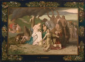 戦争 作： Pierre Puvis de Chavannes